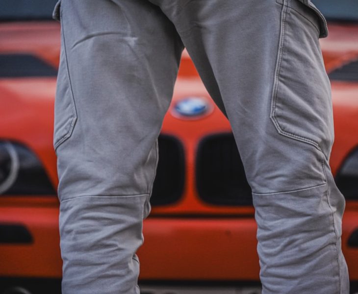 Photo grey womens trousers