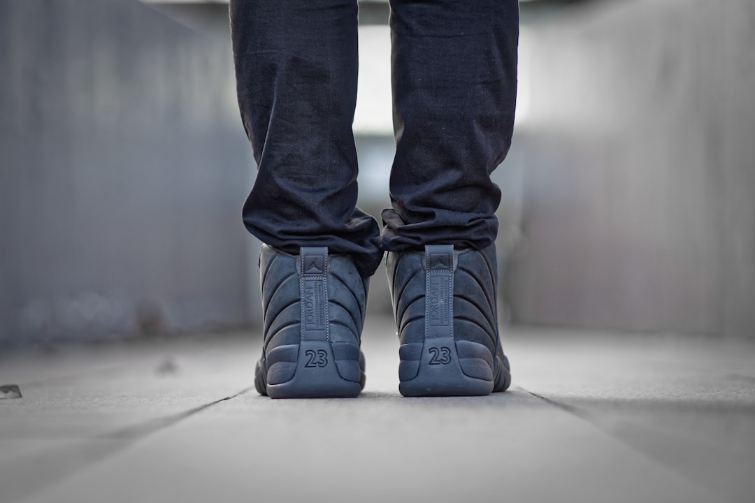 Photo mens blue pants