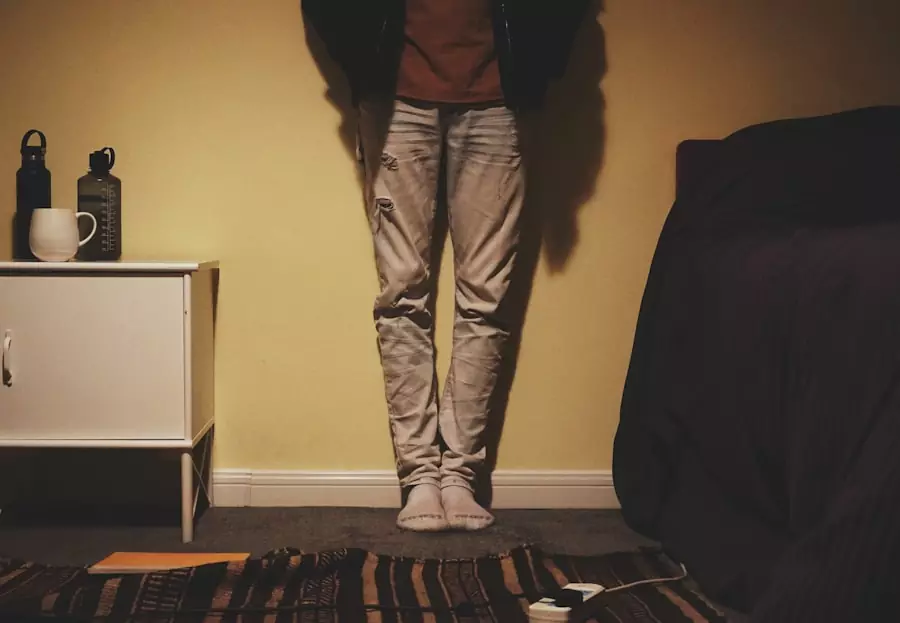 mens grey pants